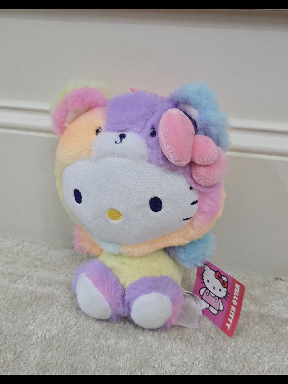Sanrio Hello Kitty Rainbow Plush Toy - Multicolor